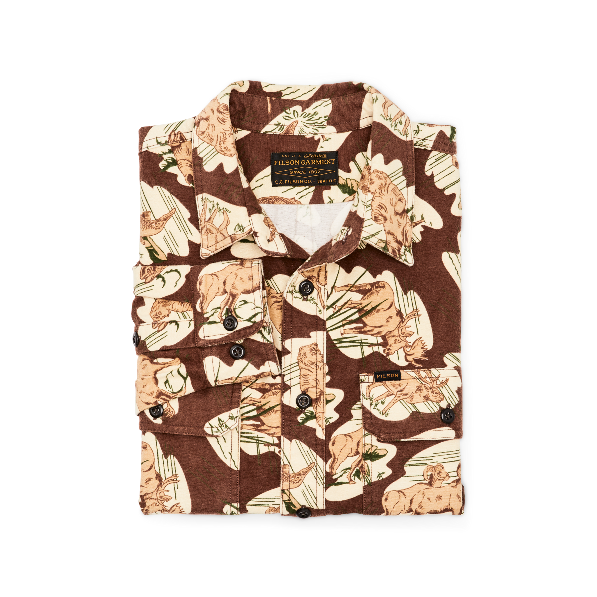 Field Flannel Shirt - Sorrel Horse / Wildlife - Image 2