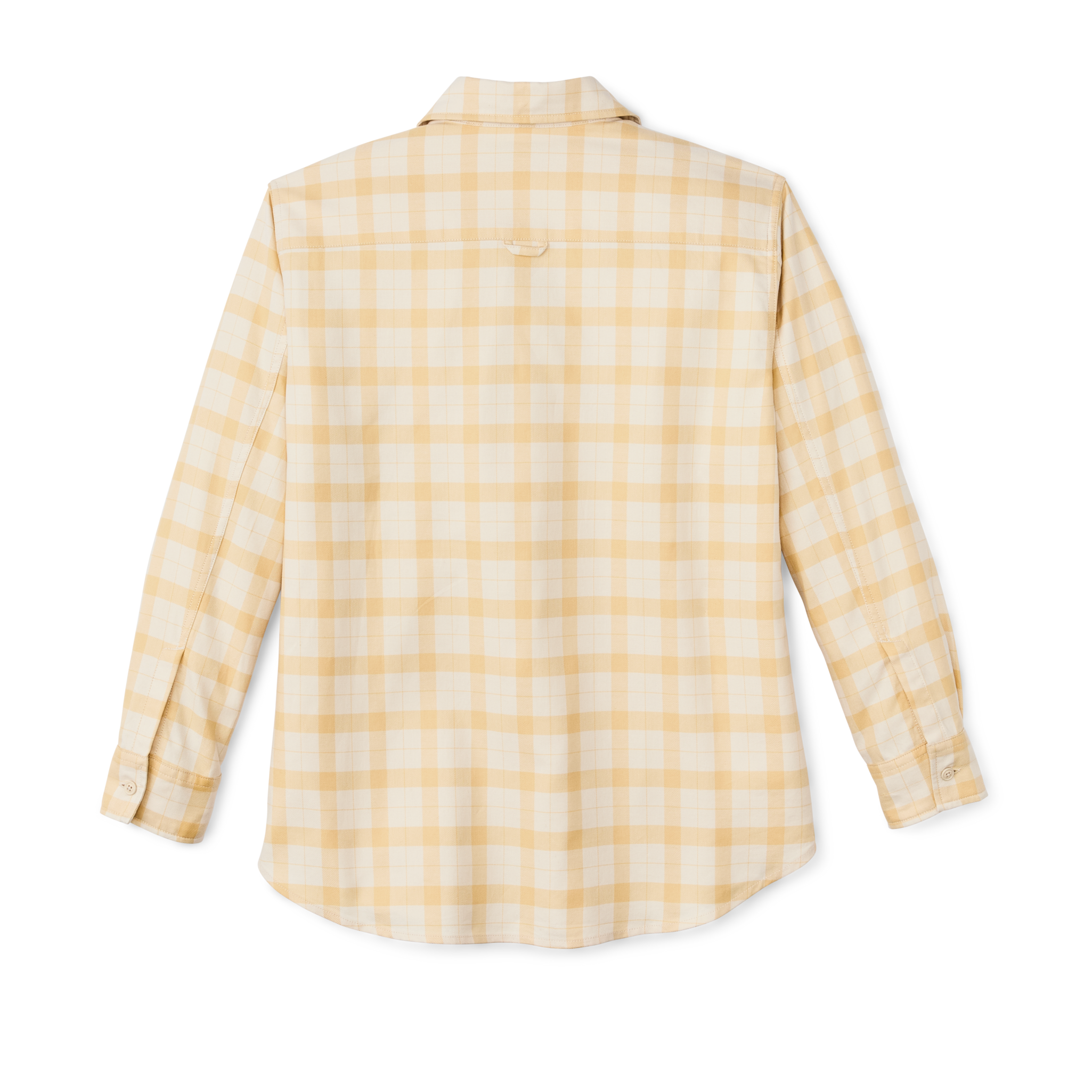 Women's Light Weight Alaskan Guide Shirt - Ivory / Straw Plaid - Image 2