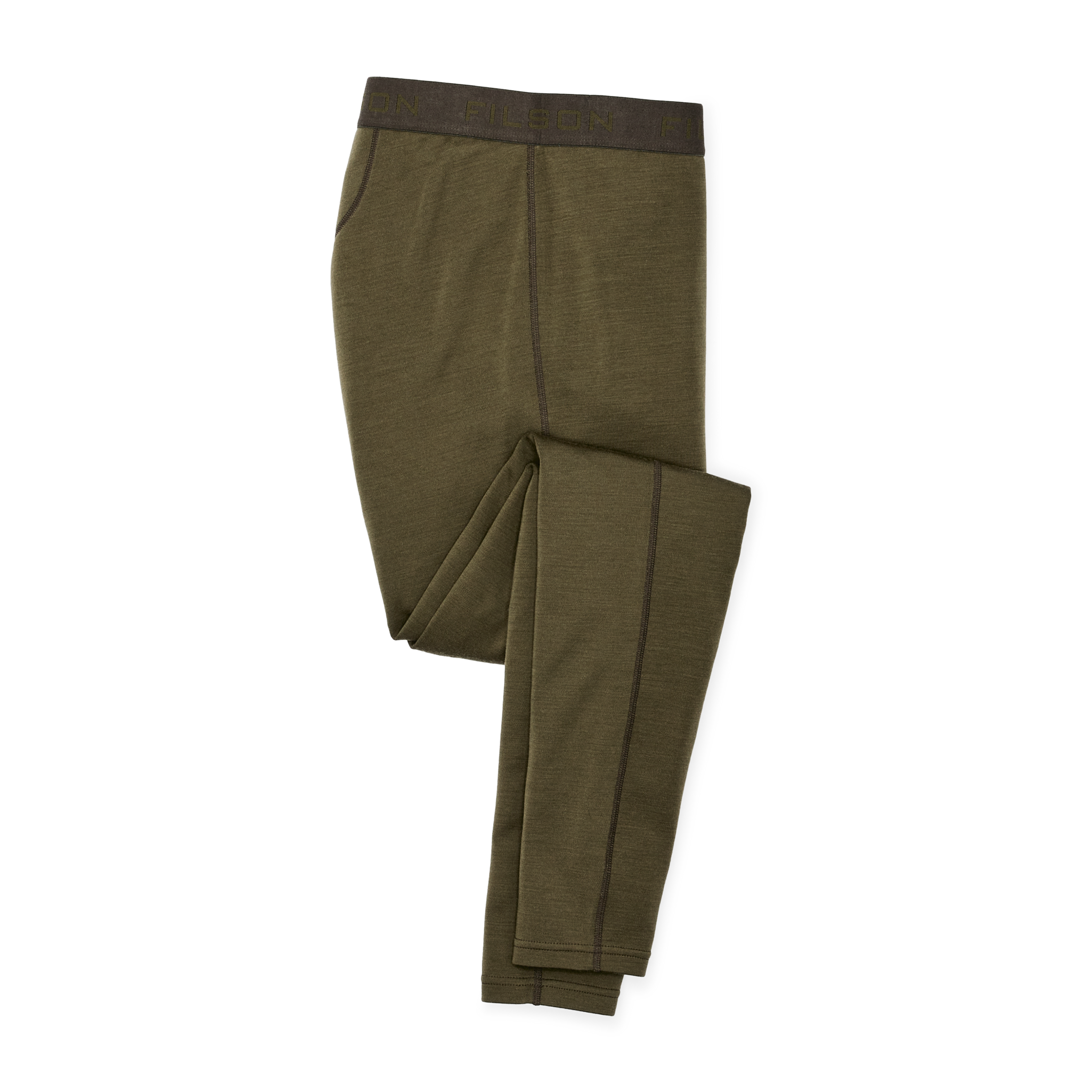 400g Merino Wool Bottoms - Dark Olive - Image 3