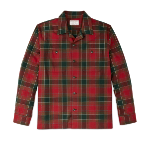 Elk Heights Camp Shirt - Sycamore Green / Red Plaid