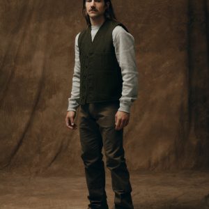 Mackinaw Wool Vest - Forest Green