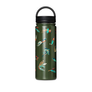 Insulated Water Bottle - Green / Wildlife