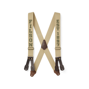Filson Logger Suspenders - Sand