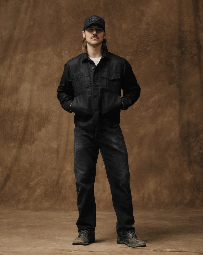 Tin Cloth Short Lined Cruiser Jacket - Black