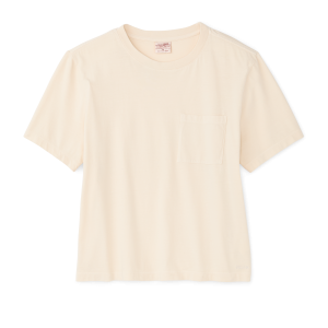 Women's Short Sleeve Pocket Tee - Ivory