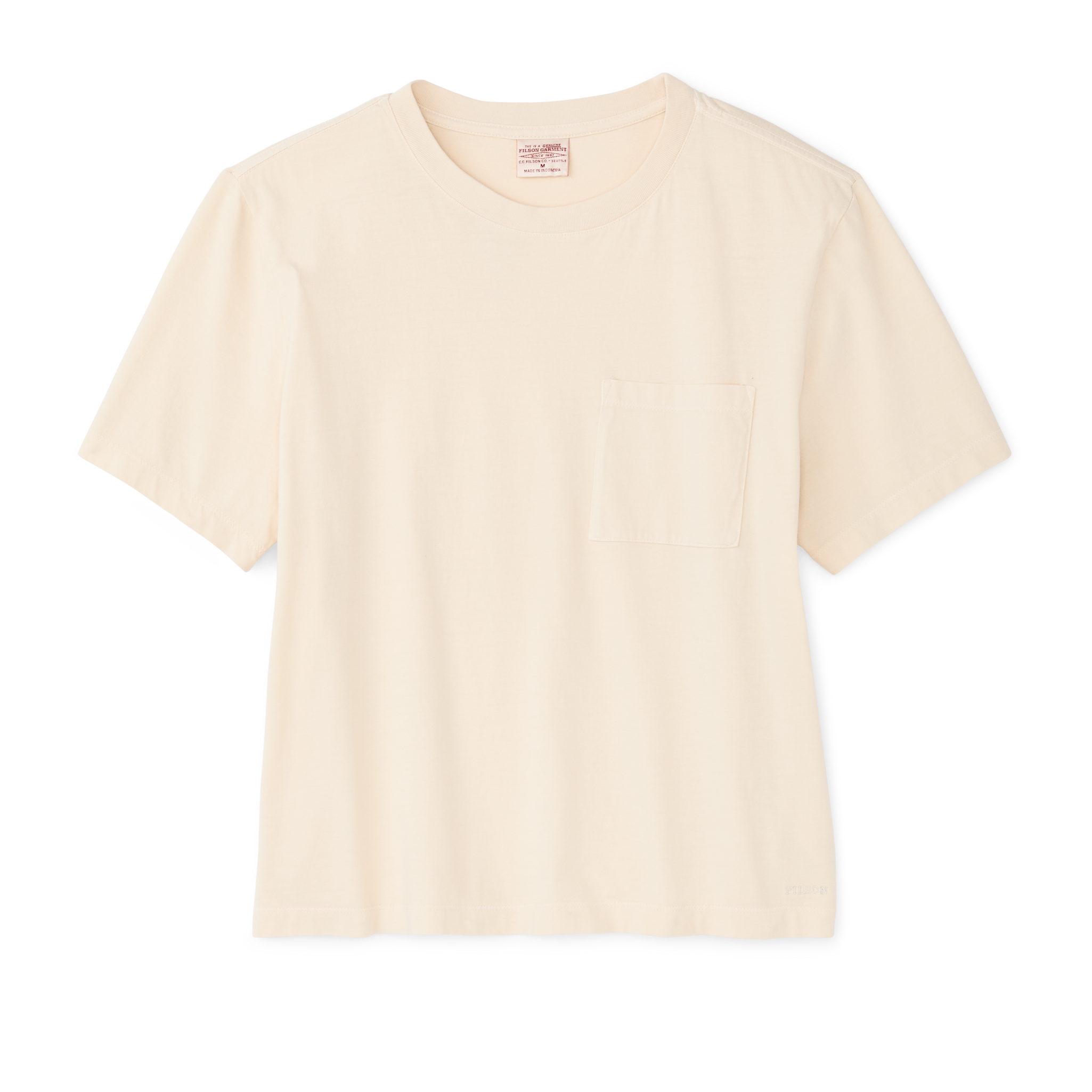 Women's Short Sleeve Pocket Tee - Ivory