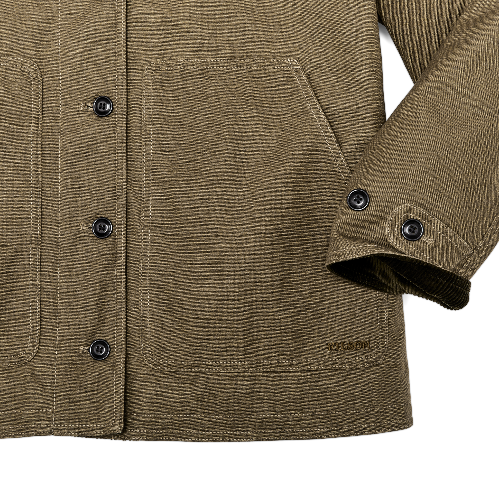 Women's Dry Tin Barn Coat - Marsh Olive - Image 7
