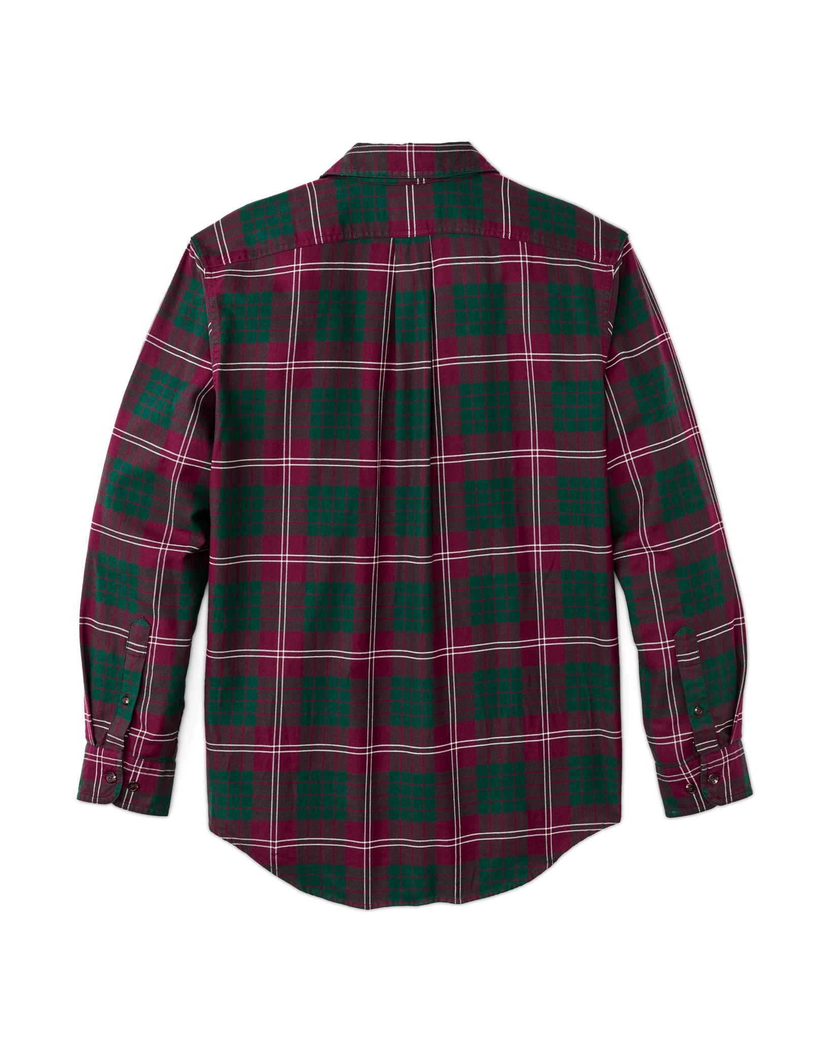 Lightweight Alaskan Guide Shirt - Green / Burgundy / Multi Plaid - Image 2