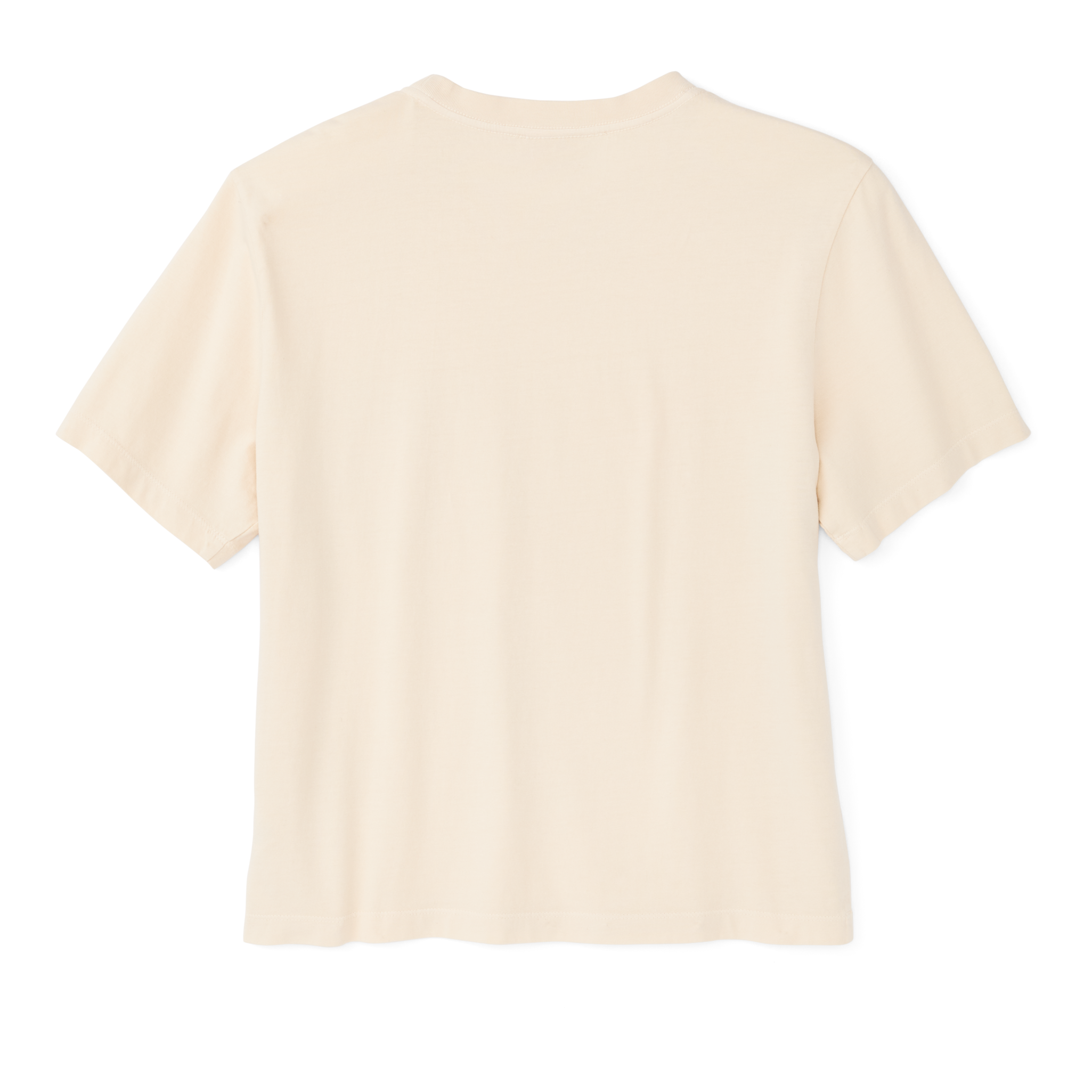 Women's Short Sleeve Pocket Tee - Ivory - Image 2
