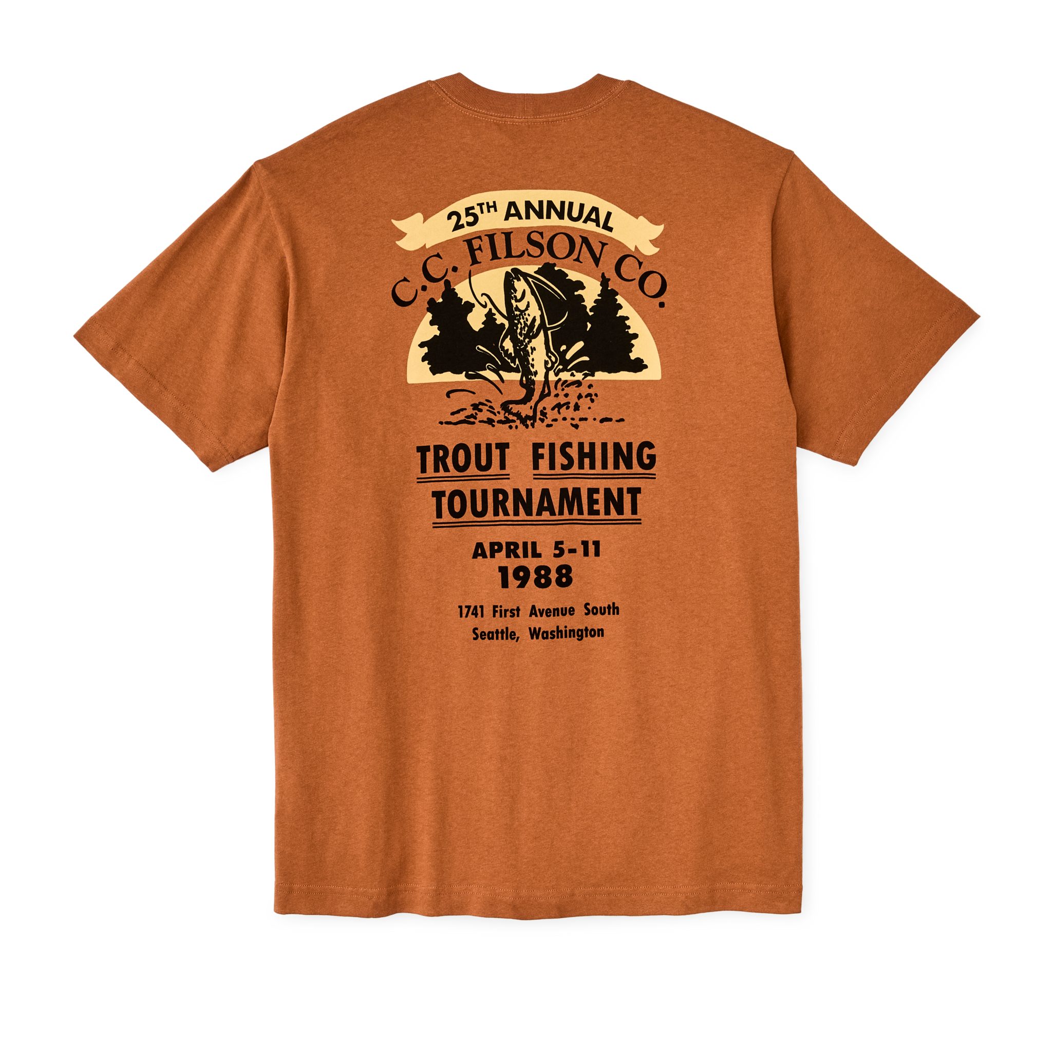 Frontier Graphic T-shirt - Bourbon / Tournament - Image 2