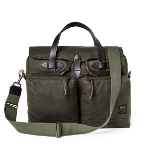 24 Hour Tin Cloth Briefcase - Otter Green