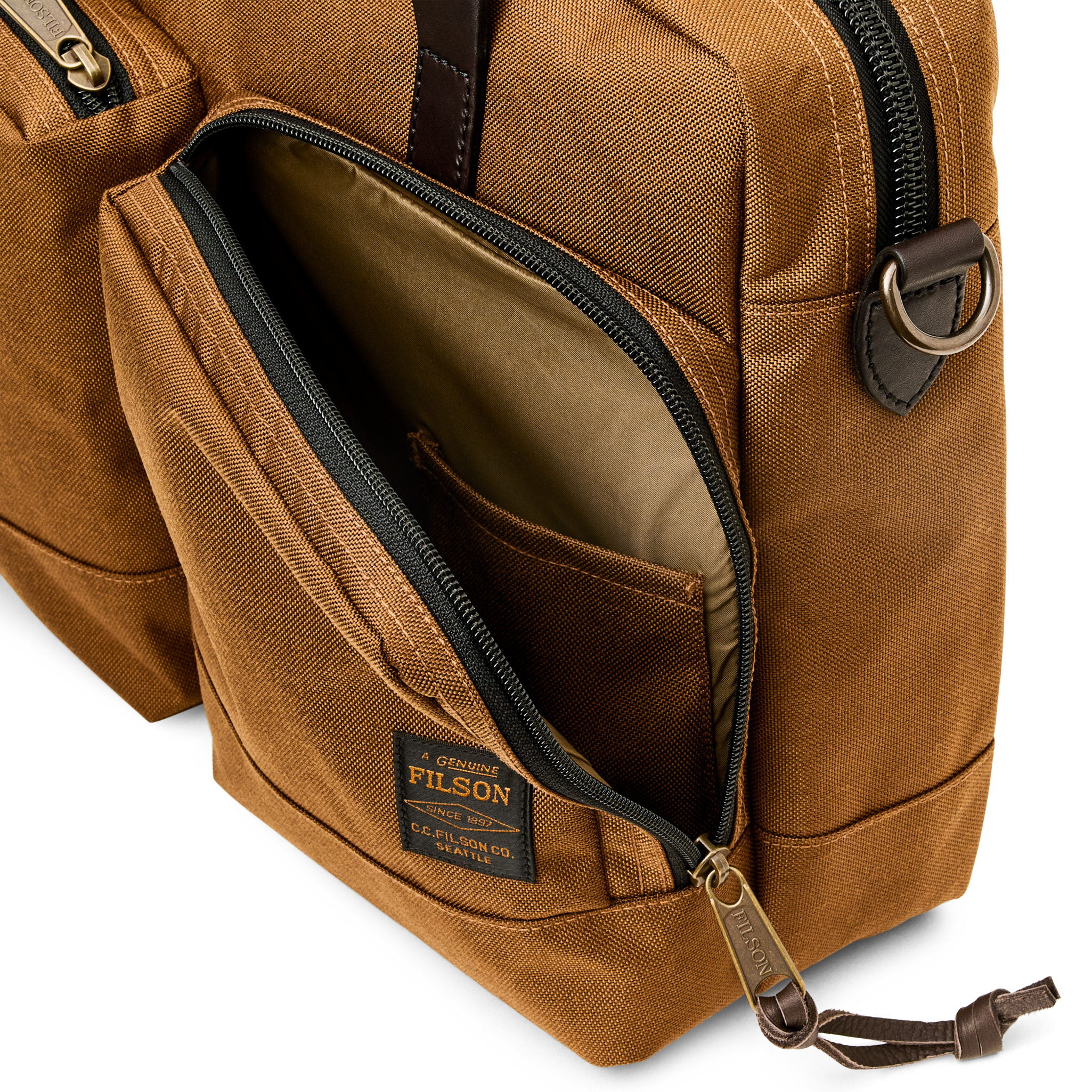 Dryden Briefcase - Whiskey - Image 7