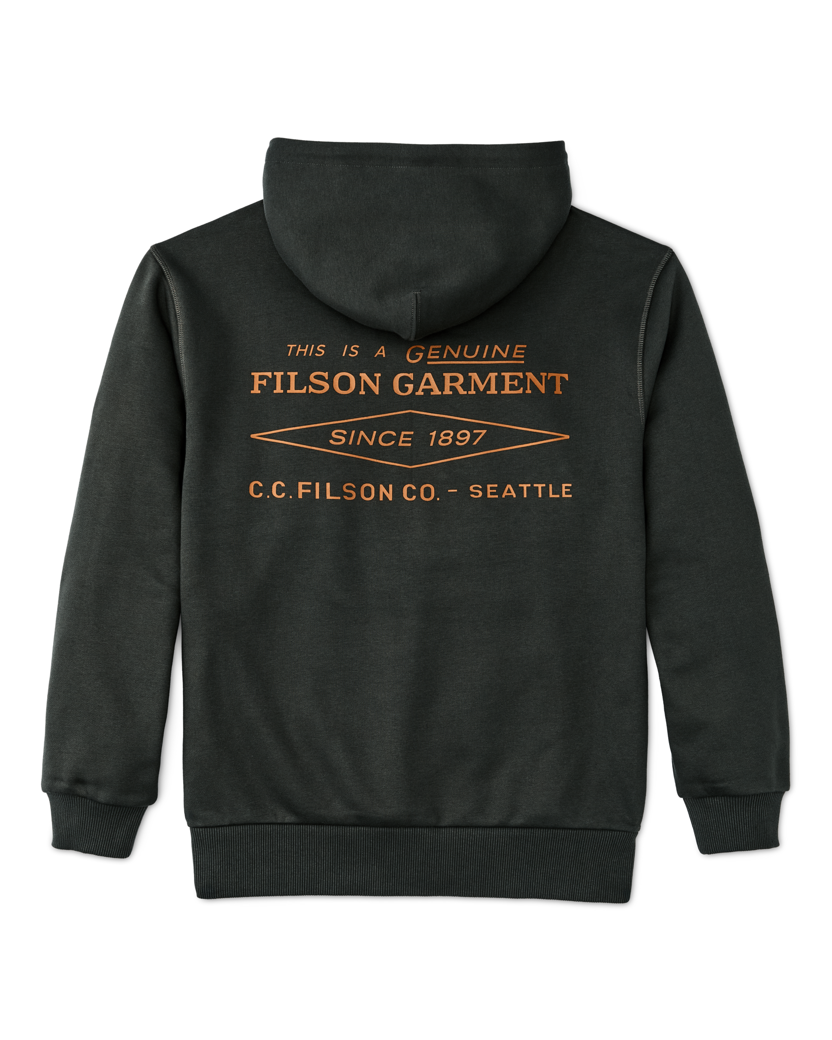 Prospector Graphic Hoodie - Peat / Diamond - Image 2