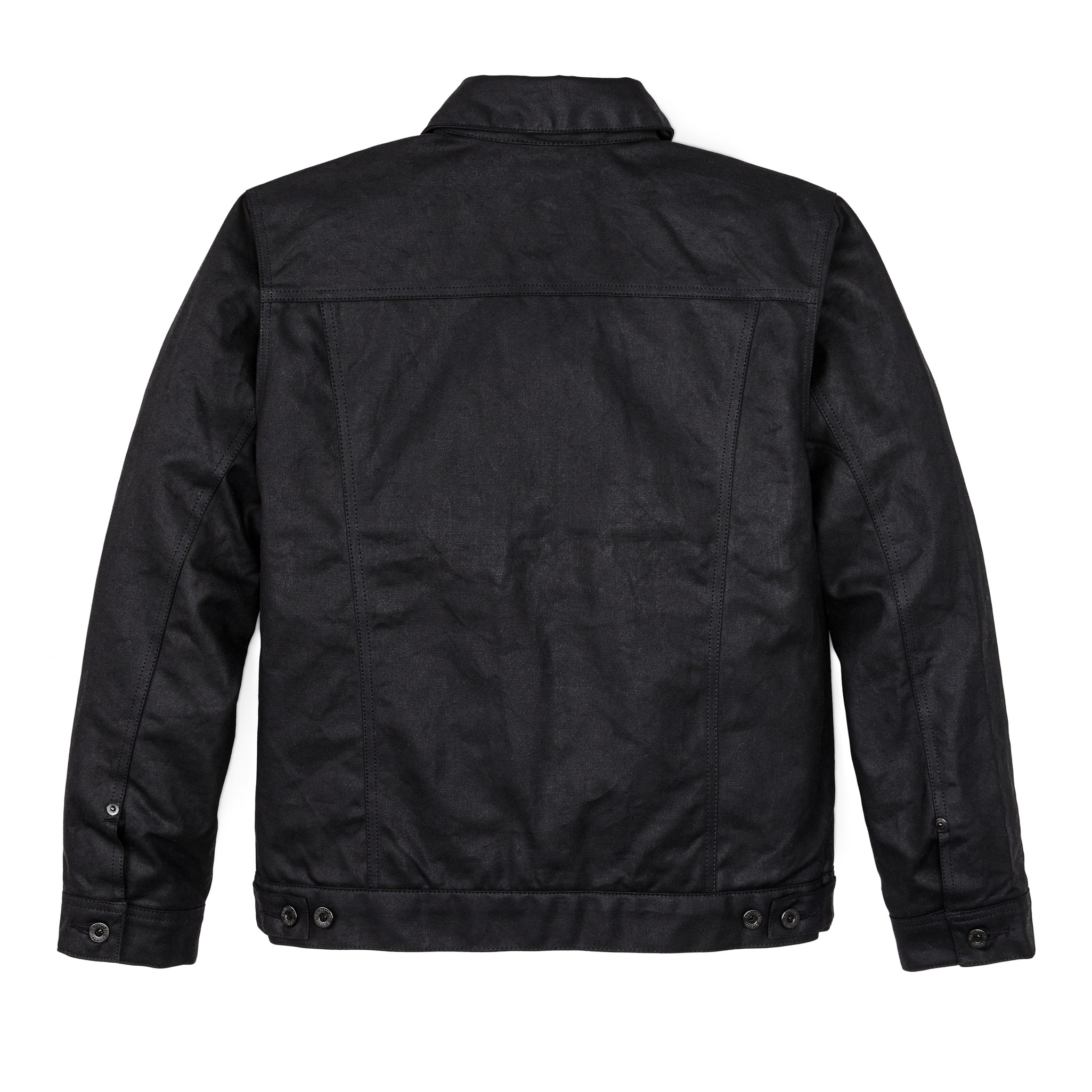 Tin Cloth Short Lined Cruiser Jacket - Black - Image 4
