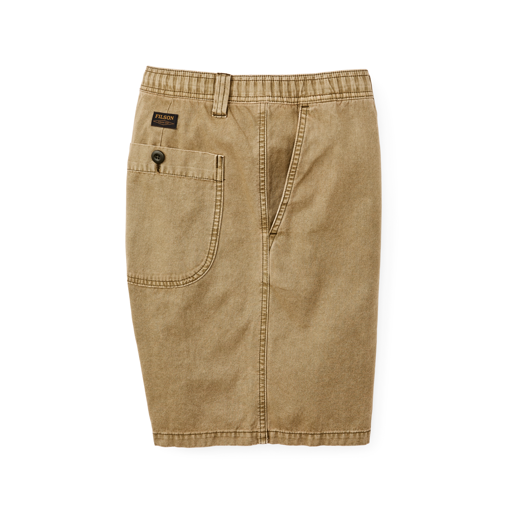 Oakville Canvas Shorts - Slate Olive - Image 3