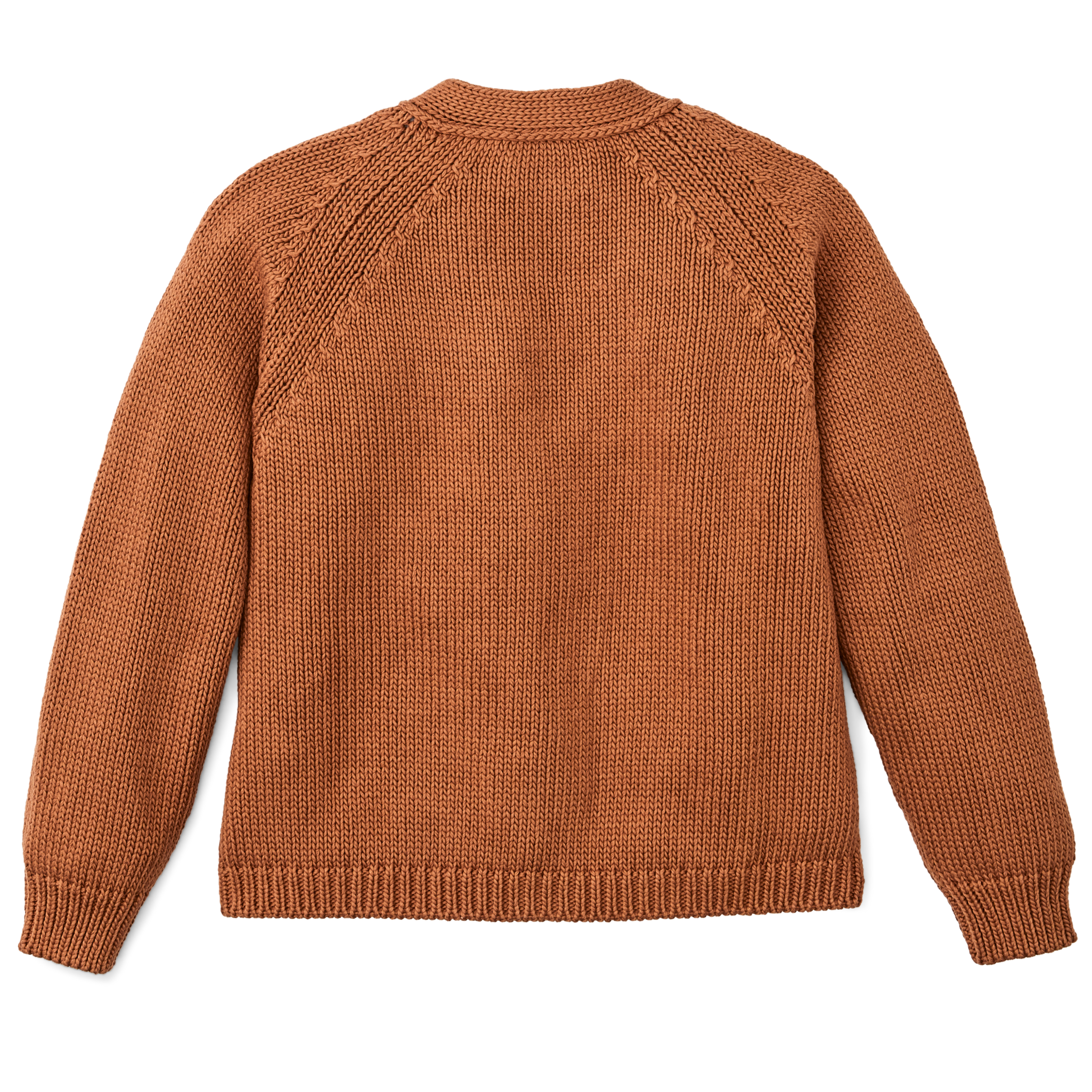 Women's Rustic Cotton Cardigan - Chestnut - Image 2