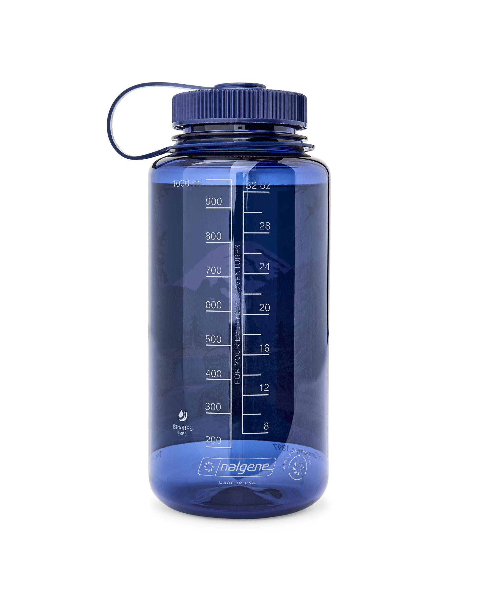 32-oz. Nalgene Bottle - Denim / Mountain - Image 3